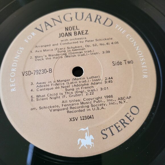 Joan Baez Noel Vinyl LP 1970 Vanguard Records VSD-79230 Holiday Music LP6 - Picture 6 of 9